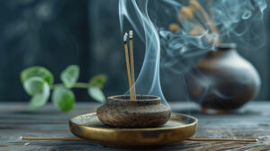 Pngtree Stick Holder And Burning Incense Stick Image 15872436 300x168